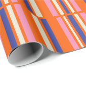 Pop Mod Geometric Retro Contemporary Pattern Geschenkpapier (Rolleneckpunkt)