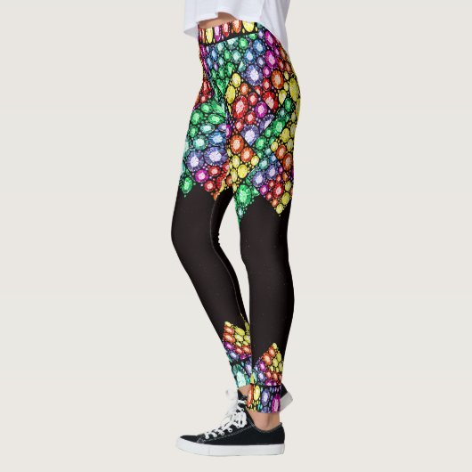 Pop-Mode-Leggings aufreißen Leggings (Links)
