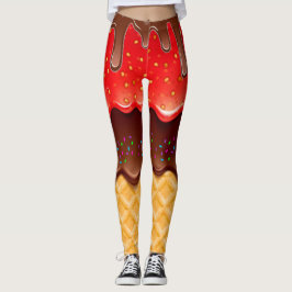 Pop-Mode Lick nicht 3 Leggings