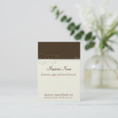 Pop-moderner Felsen-Musik-Gitarren-Band Visitenkarte (Stehend Vorderseite)