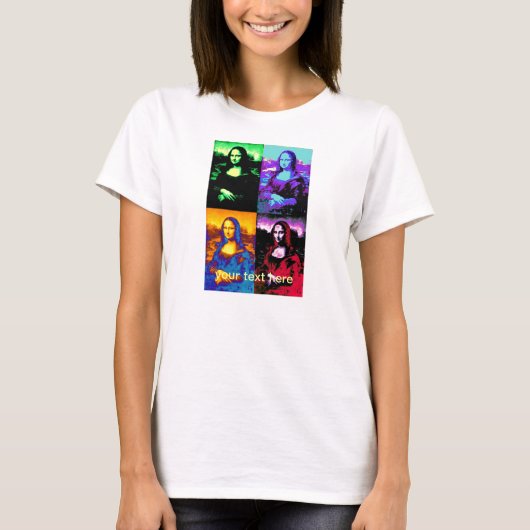 Pop mona lisa T-Shirt (Vorderseite)