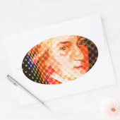 Pop Mozart Ovaler Aufkleber (Umschlag)