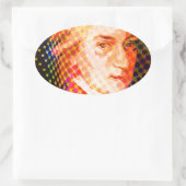 Pop Mozart Ovaler Aufkleber (Tasche)