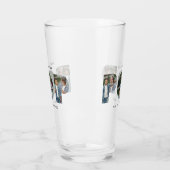 Pop Multi-Foto moderne Typografie elegant Glas (Links)