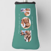 Pop Multi-Foto moderne Typografie Kindergeschenkgo Golf Headcover (Rotieren 90)