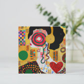 Pop Music Feiertagskarte (Stehend Vorderseite)