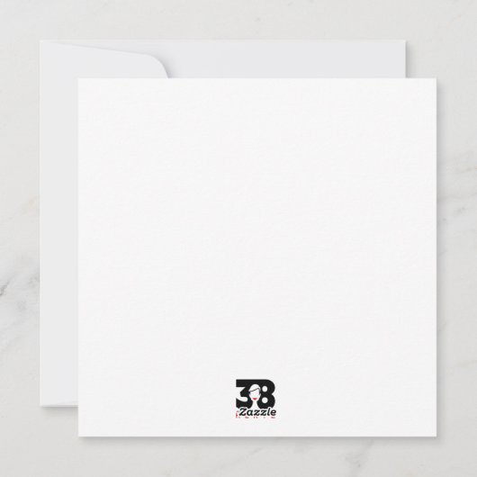 Pop Music Feiertagskarte (Rückseite)