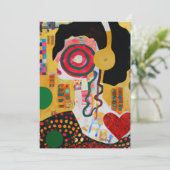 Pop Music Feiertagskarte (Stehend Vorderseite)