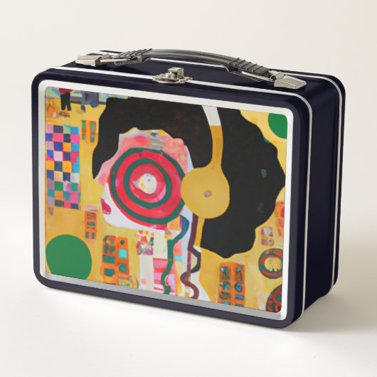 Pop Music Metall Brotdose (Vorderseite)