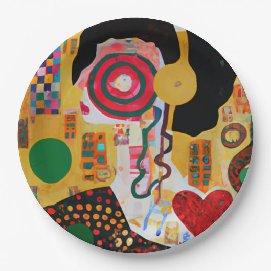 Pop Music Pappteller (Vorderseite)