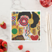 Pop Music Serviette (Beispiel)