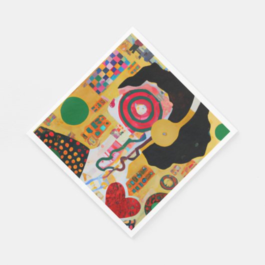 Pop Music Serviette (Ecke)