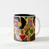 Pop Music Zweifarbige Tasse (VorderseiteRechts)