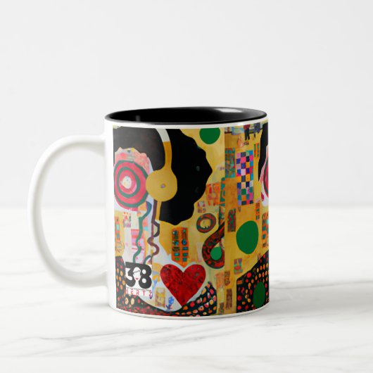 Pop Music Zweifarbige Tasse (Links)