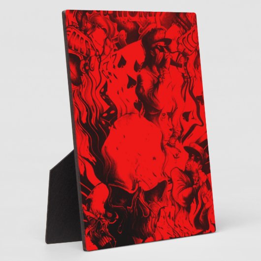 Pop  Musica Portraits in lebhaften Roten Farben Ku Fotoplatte (Seite)