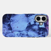 Pop Musiker Lila Kunst Case-Mate iPhone Hülle (Rückseite (Horizontal))