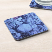 Pop Musiker Lila Kunst Getränkeuntersetzer (Linke Seite)