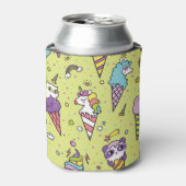 Pop Niedliche Eiscreme: Tiermuster Dosenkühler (Kanne Vorderseite)