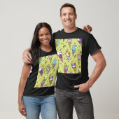 Pop Niedliche Eiscreme: Tiermuster T-Shirt (Unisex)