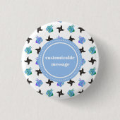 Pop Ninja Throwing Star Button (Vorderseite)