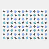 Pop Ninja Throwing Star Geschenkpapier Set (Vorderseite 3)