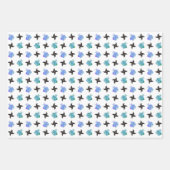 Pop Ninja Throwing Star Geschenkpapier Set (Vorderseite 2)