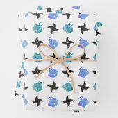 Pop Ninja Throwing Star Geschenkpapier Set (Beispiel)