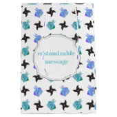 Pop Ninja Throwing Star Mittlere Geschenktüte (Rückseite)