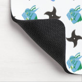Pop Ninja Throwing Star Mousepad (Ecke)