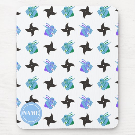 Pop Ninja Throwing Star Mousepad (Vorne)