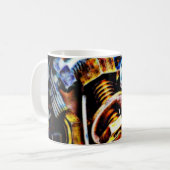 Pop Nüsse und Bolzen Kunst Kaffeetasse (Vorderseite Links)