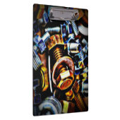 Pop Nüsse und Bolzen Kunst Klemmbrett