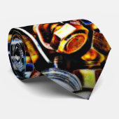 Pop Nüsse und Bolzen Kunst Krawatte (Gerollt)