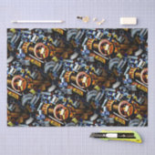 Pop Nüsse und Bolzen Kunst Seidenpapier (Handwerk)