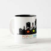 Pop-Oben Augusta! Kaffee-Tasse (11oz) Zweifarbige Tasse (Vorderseite Links)