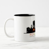 Pop-Oben Augusta! Kaffee-Tasse (11oz) Zweifarbige Tasse (Links)