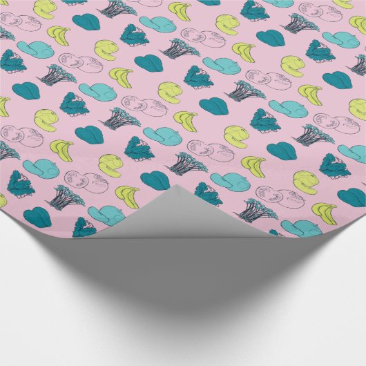 Pop Obst und Gemüse Gartenverpackungspapier Geschenkpapier (Ecke)