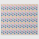 Pop Obst und Gemüse Gartenverpackungspapier Geschenkpapier (Flach)