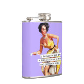 Pop öffnet eine Flasche Wein am Mittag Flachmann (Rechts)