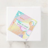 Pop On Over Kindergeburtstag Party Vielen Dank Geschenkanhänger (Beispiel)