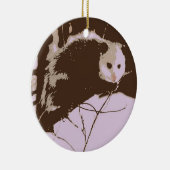 Pop Opossum Art Keramikornament (Rechts)