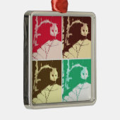 Pop Opossum Art Ornament Aus Metall (Rechts)