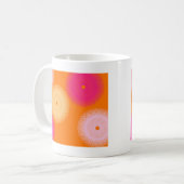 Pop orange und rosa kaffeetasse (Vorderseite Links)