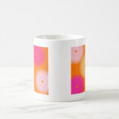 Pop orange und rosa kaffeetasse (Mittel)
