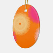Pop orange und rosa keramikornament (Links)