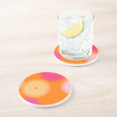 Pop orange und rosa sandstein untersetzer (Seite)