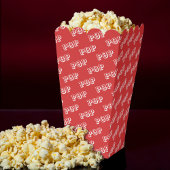 Pop Pattern Red Movie Popcorn Geschenkschachtel