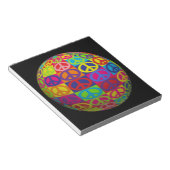Pop Peace Balls Notizblock (angewinkelt)