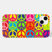 Pop Peace Case-Mate iPhone Hülle (Rückseite (Horizontal))