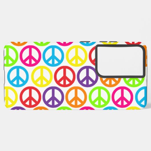Pop Peace Samsung Galaxy Hülle (Linke Seite)